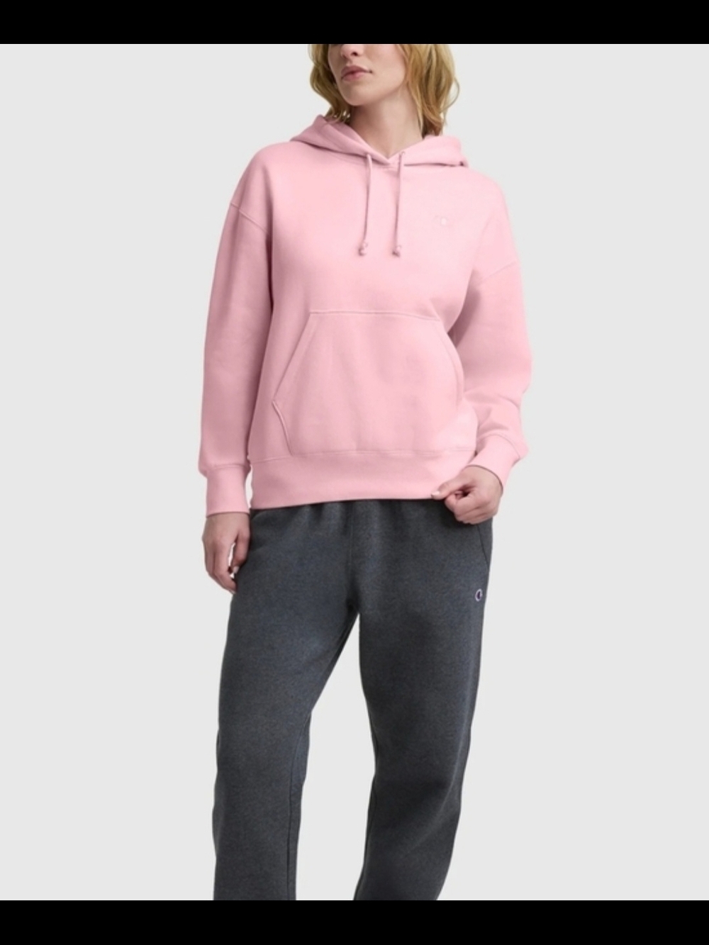 Champion Pink Pullover Hoodie for Women - Picture 1 of 3